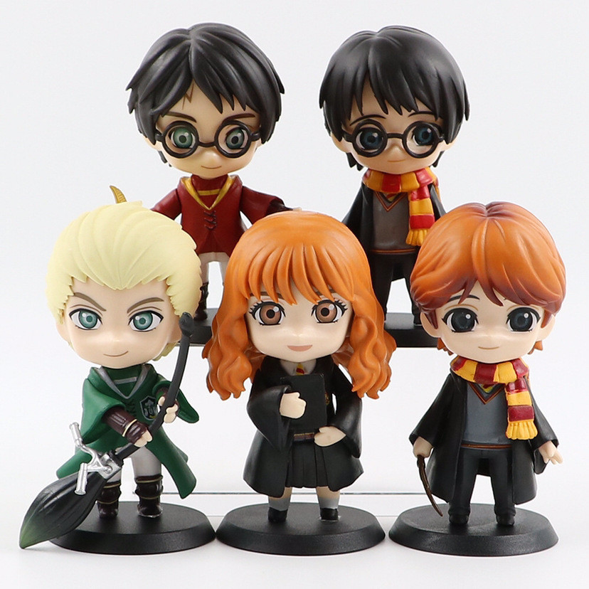 7.6 = 5 HarryPotter HarryPotter Anime Nhân Vật Học Viện Pháp Thuật Harry Potter Hermin Ron Hình Mẫu 