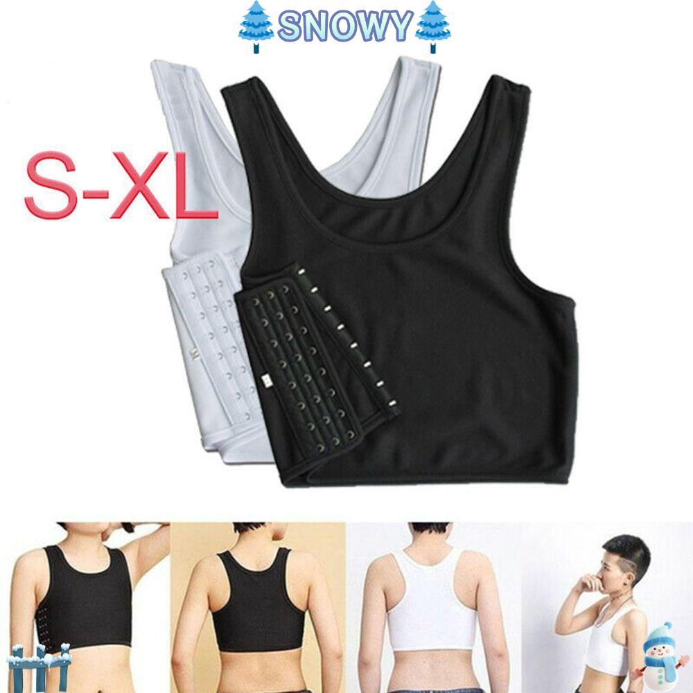 SNOWY Áo Ngực Quần Lót Tank Tops Ngực Shaper Đồng Tính Nữ Tomboy