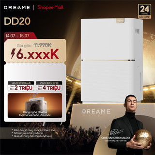 Dreame DD20 20L Máy hút ẩm | 3 chế độ Tự động/Ngủ/Sấy quần áo | Diện tích đến 40m2 | BH 3 năm