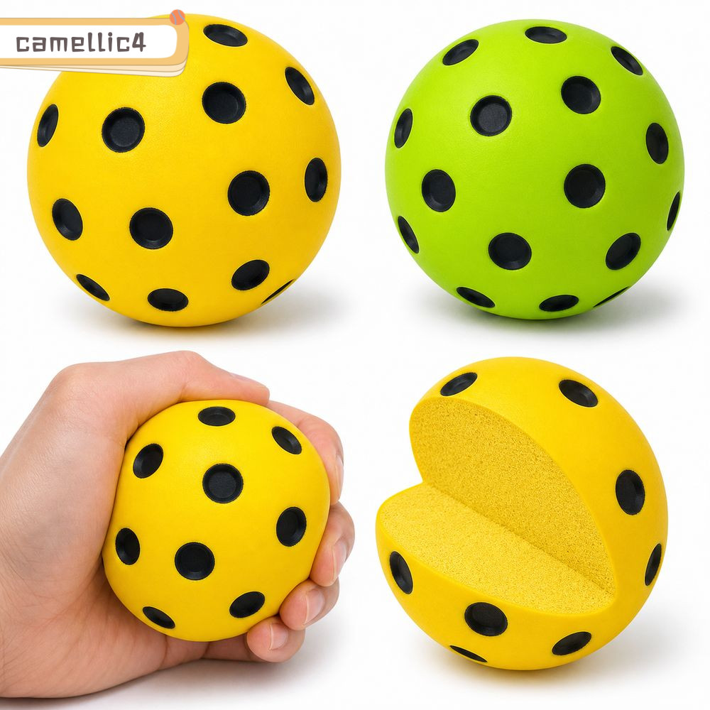 ICAMELLI Pickleball Bóp Đồ Chơi, Mô Phỏng Di Động Chống Căng Thẳng Bóp Bóng Pickleball Bóng, Cao Bou