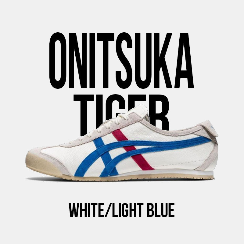 Giày Unisex Onitsuka MEXICO 66 Trắng / Xanh nhạt DL408-0146