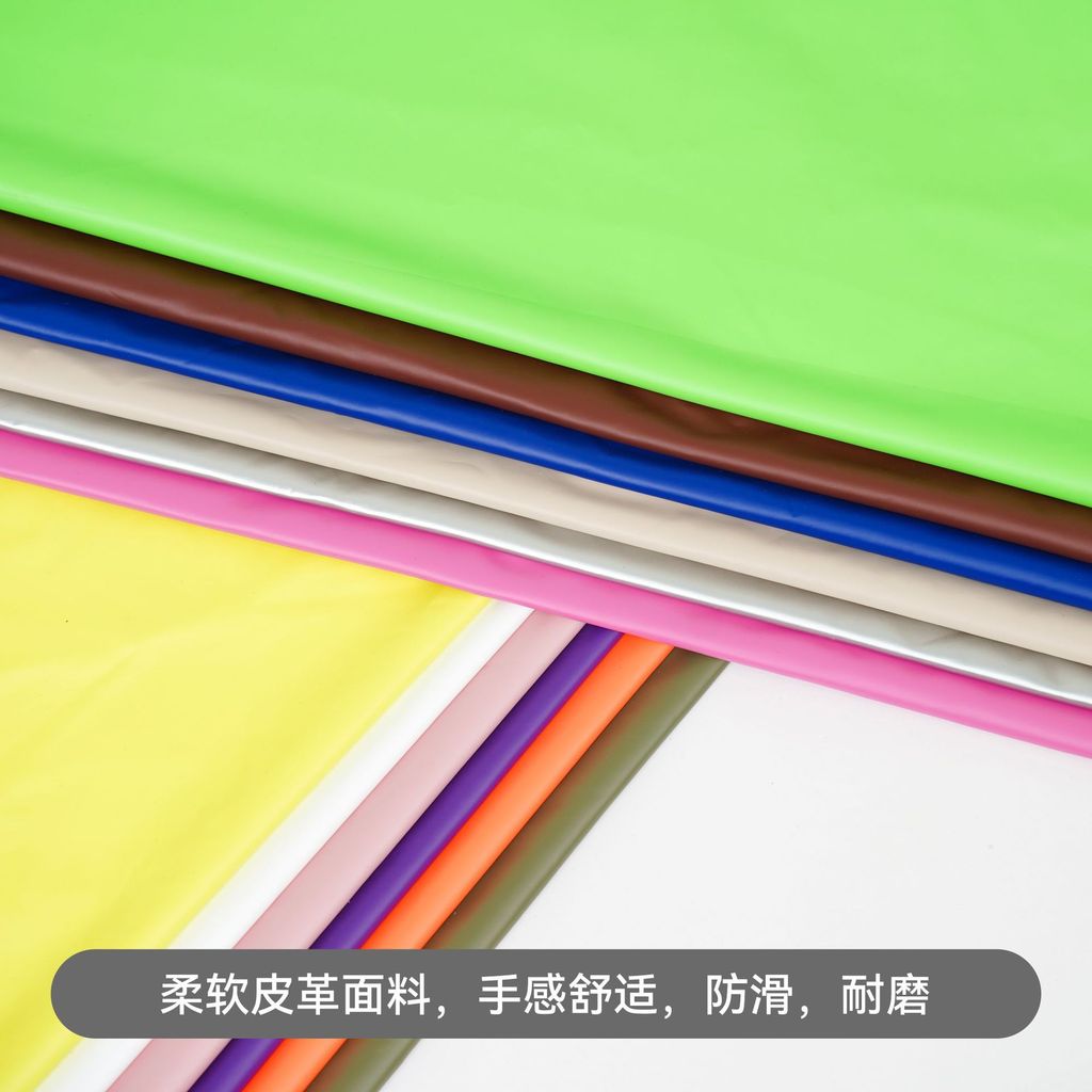 [Chất lượng cao] Quần áo da PU phẳng đàn hồi bốn mặt siêu mỏng Quần da Quần da nhiều loại Quần áo tr