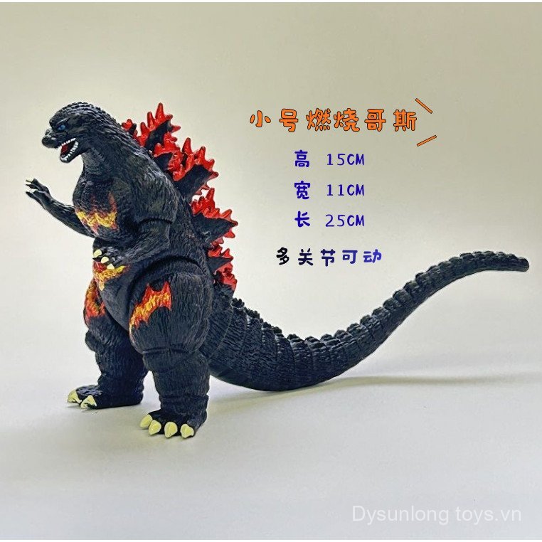 Giá xuất xưởng bán buôn nhân vật hành động Burning Godzilla, búp bê Godzilla khớp nối, đồ chơi quái 