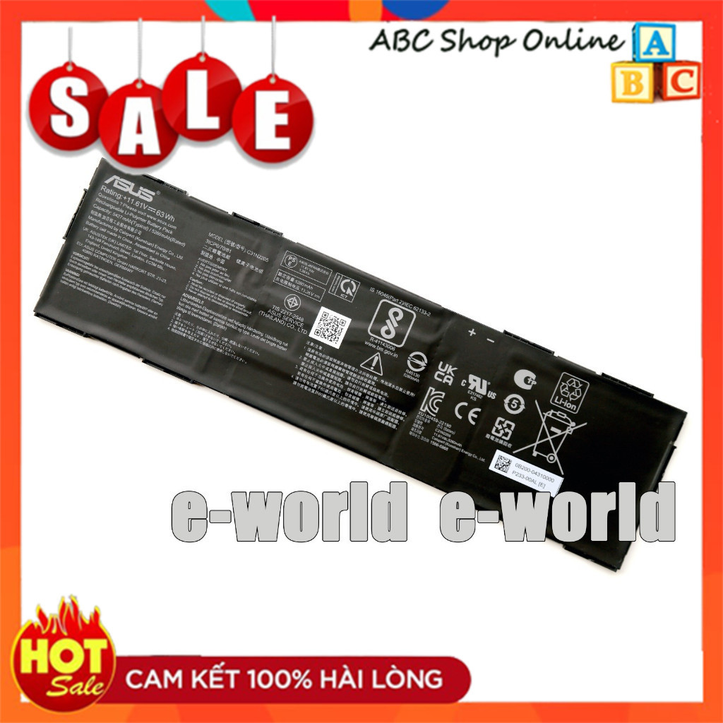 Pin Laptop Asus Chromebook vibe CX34 Flip CX3401FBA CM3401FFA CM3401-R3128BL C31N2205