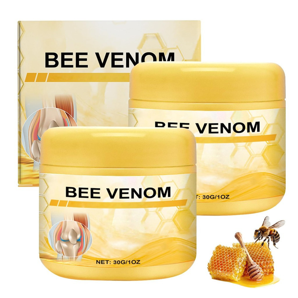 2PCS New Bee Venom Professional Joint, for Neck, Waist, Back, Hands, Feet and Legs Advanced Bee Prop