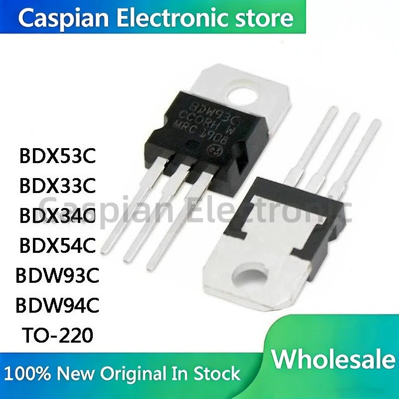 5 CHIẾC BDX33C BDX34C BDX53C BDX54C BDX53 BDX33 BDX34 BDX54 TO220 BDW93C BDW94C BDW93 BDW94 IC Chip 