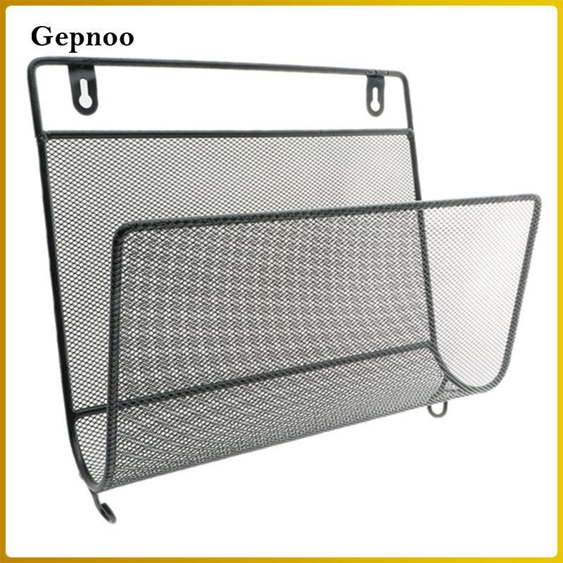 IRON MAGAZINE RACK TƯỜNG GẮN TIN TỨCPAPER MAIL BƯU ĐIỆN THẺ SHELF STORAGE HOLDER CHO VĂN PHÒNG NHÀ