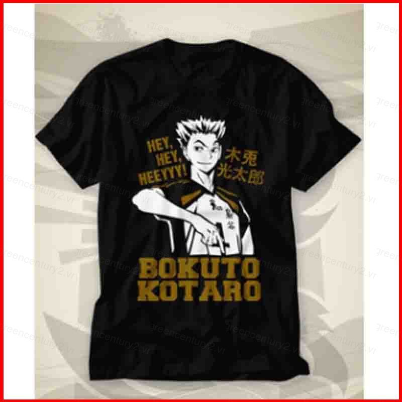 Haikyuu Áo Sơ Mi Bokuto Kotaro Tay Ngắn Đồng Phục Áo Cosplay Trang Phục Chất Lượng Cao Tee Áo Sơ Mi 