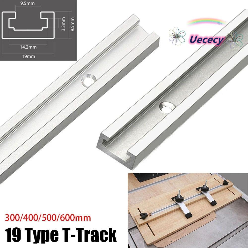 UECECY 1 Cái T-Slot Track, T Slider Fixture Slot Slide Guide Rail T-Track, 19 Loại 19x9.5mm 300-600m