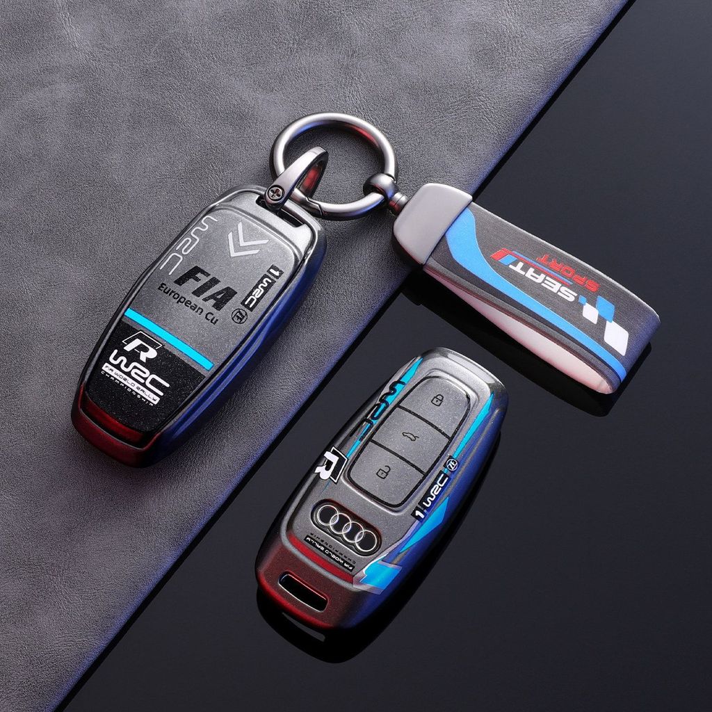 Xe TPU Chìa Khóa Fob Ốp Lưng Vỏ Cho Xe Audi Q8 RSQ8 A6 C8 S6 RS6 A7 S7 RS7 A3 8Y A8 D5 4N RS E-tron 