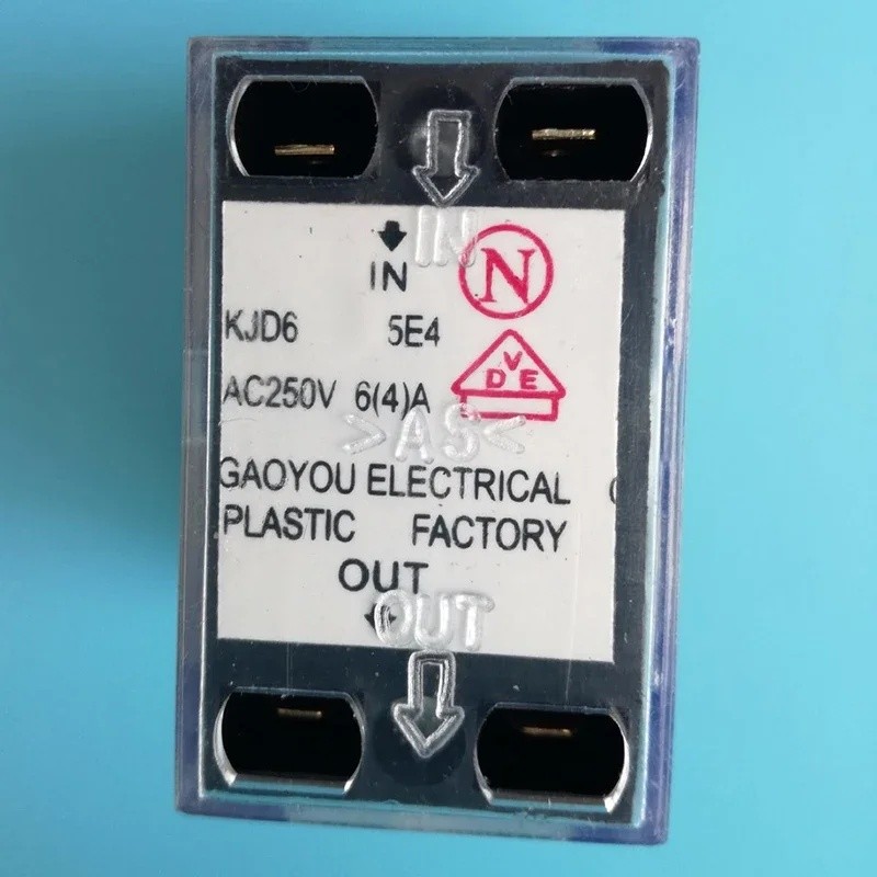 Công tắc nút bấm điện từ Công tắc cưa băng ghế công nghiệp KJD6 5E4 250V Gaoyou, Vàng Đen Y