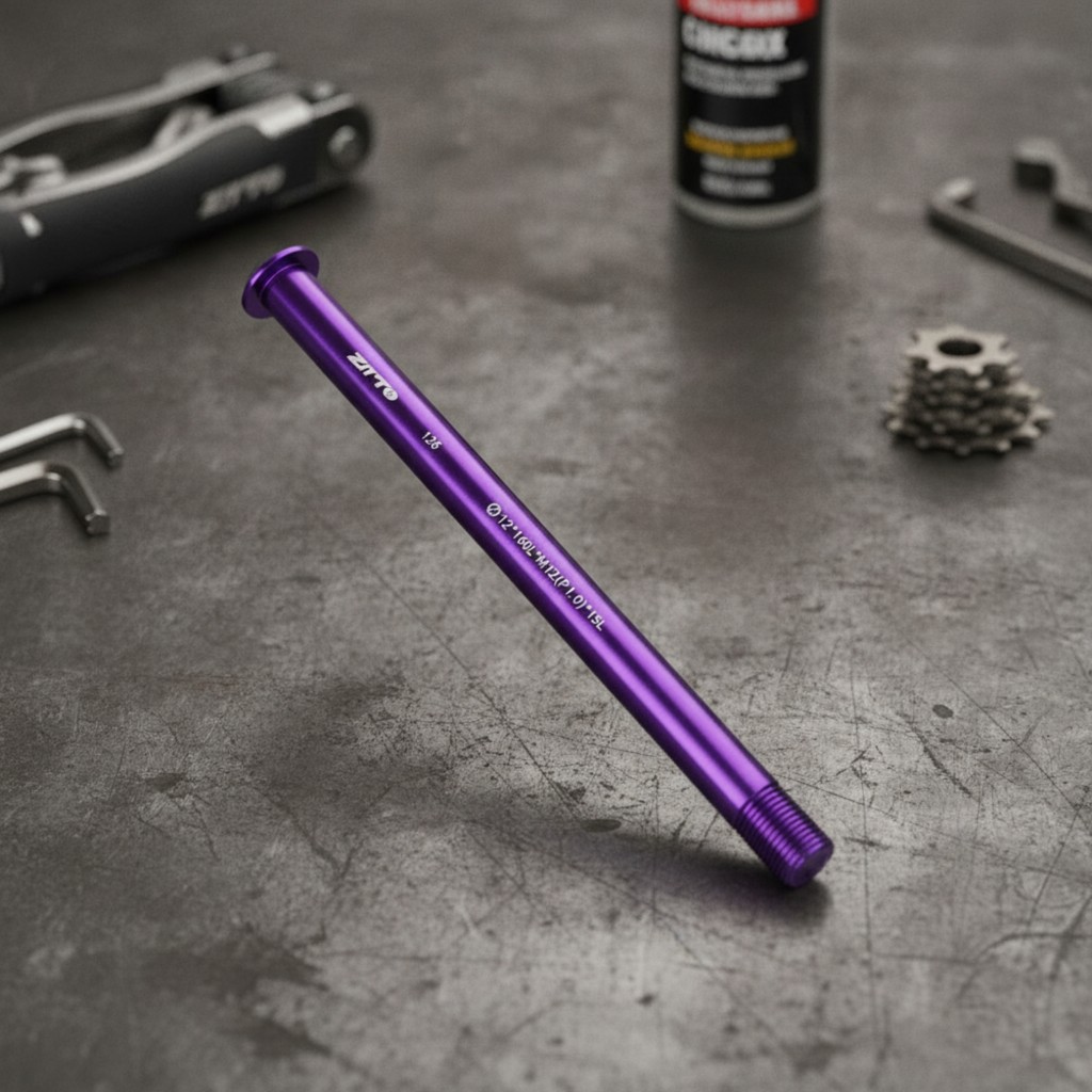 Thru-Axle Anodized Thru-Axle Rod Chu kỳ Phần cứng cường độ cao Mạnh mẽ cho người đi xe đạp, Bảo trì 