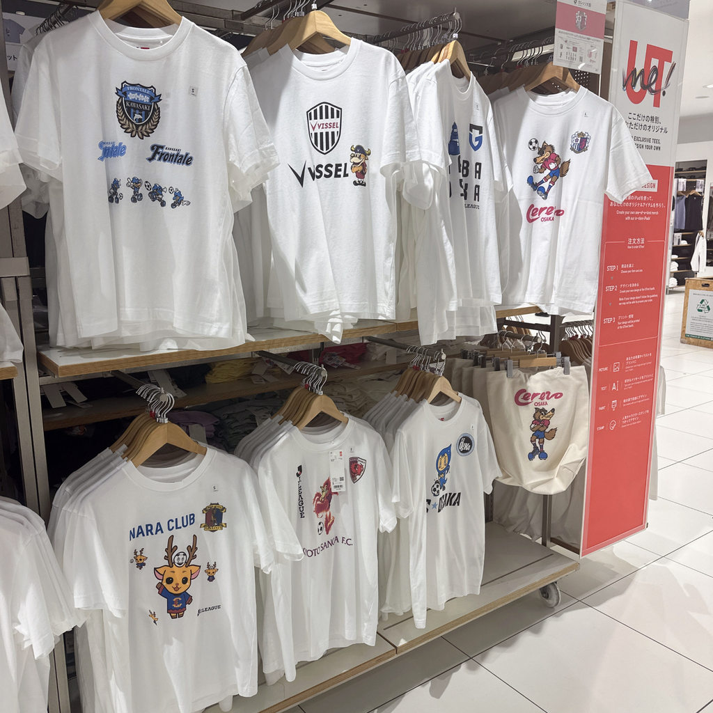 Áo thun thể thao và giải trí J League U-T nam nữ giống nhau cotton dáng rộng xu hướng trẻ trung cổ đ