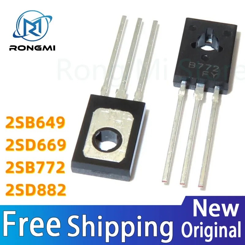 10 Chiếc 2SB649 2SD669 TO-126 2SB772 2SD882 2SD669A D669 B649 B772 D882 TO126 L6HK