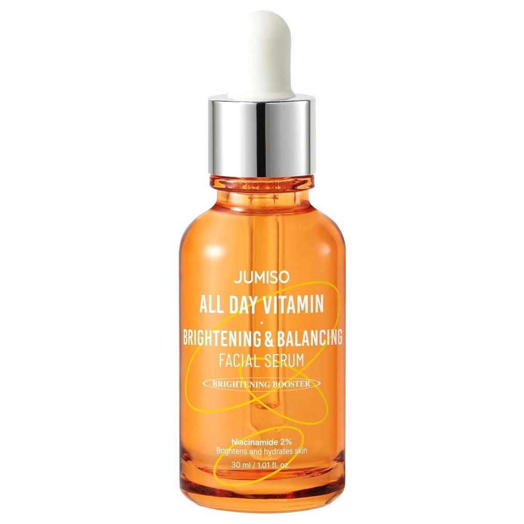 JUMISO Serum Vitamin Cả Ngày, Serum Làm Sáng & Cân Bằng Da Mặt, Quà Tặng, Vitamin C, A, B, D, E, Ser