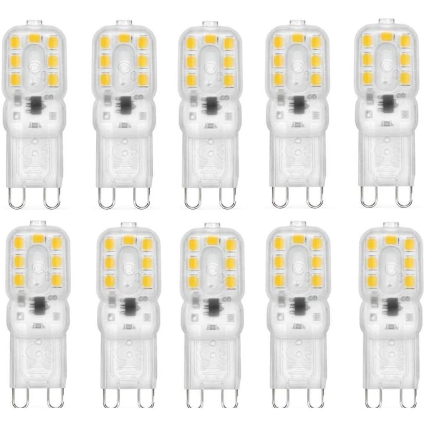 Bóng đèn LED G9 3W G9 Bi-Pin Base 3W (Tương đương với bóng đèn Halogen 25W) Bóng đèn LED 3000K màu t