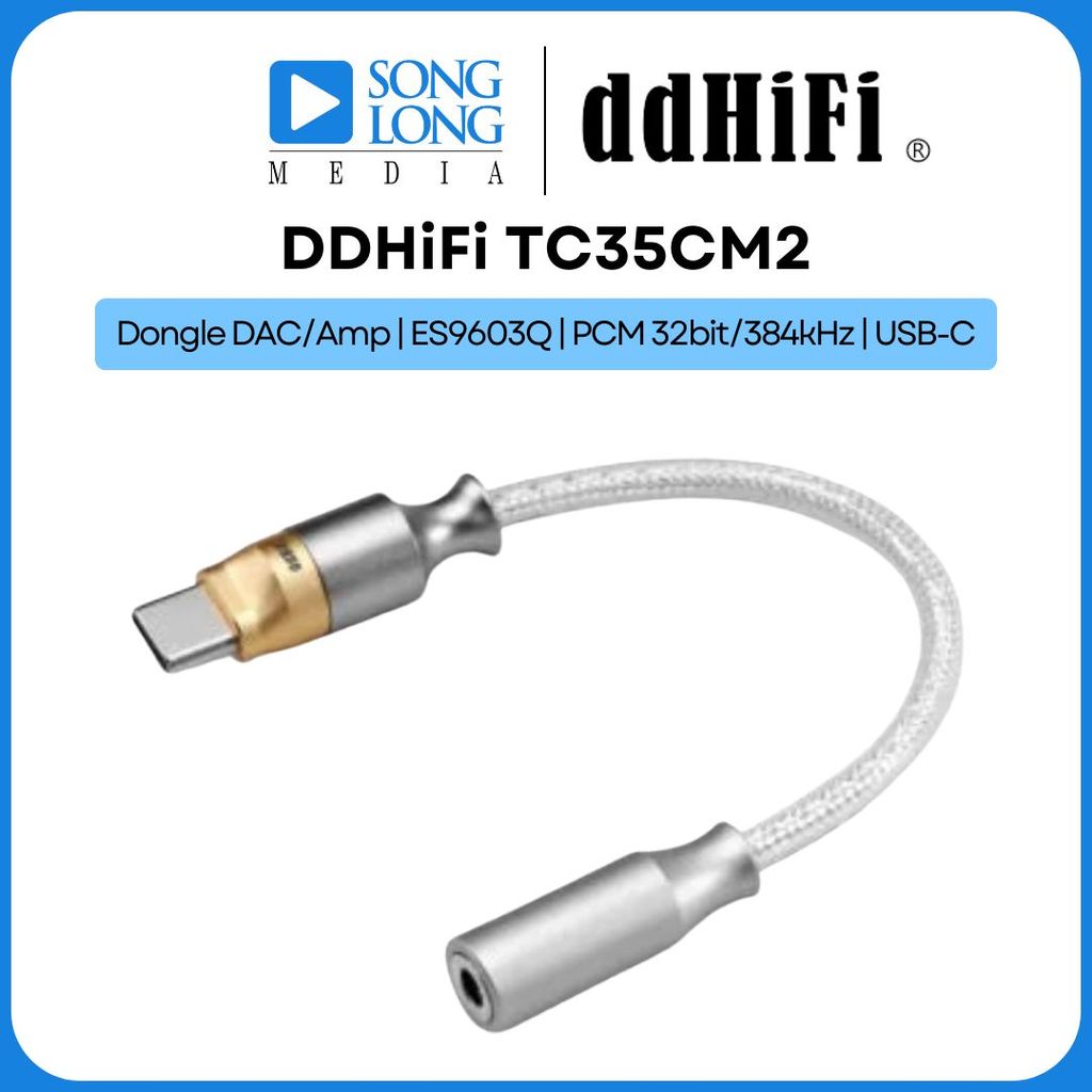Dongle Dac/Amp DDHiFi TC35CM2 - Chính hãng phân phối