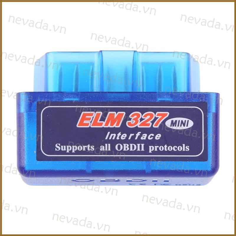 Nev ♕ Mini Elm327 Máy quét ô tô OBD2 V2 1 Elm 327 V 2 1 AndroidAdapter Scanner Công cụ chẩn đoán máy