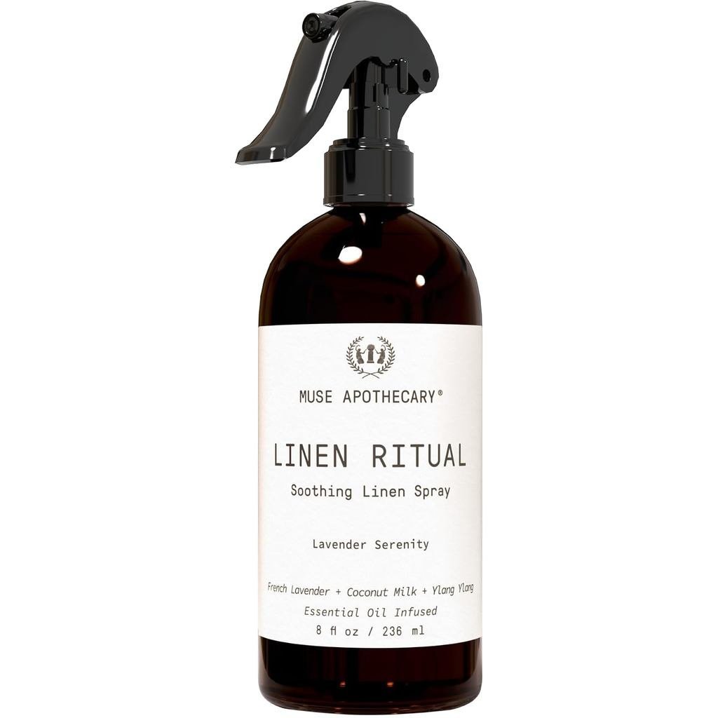 MuseApocaryLinenRitual-Aromatic, hing, RelaingLinenSprayforBedding, LaundryFabricSprayFreshener-Infu