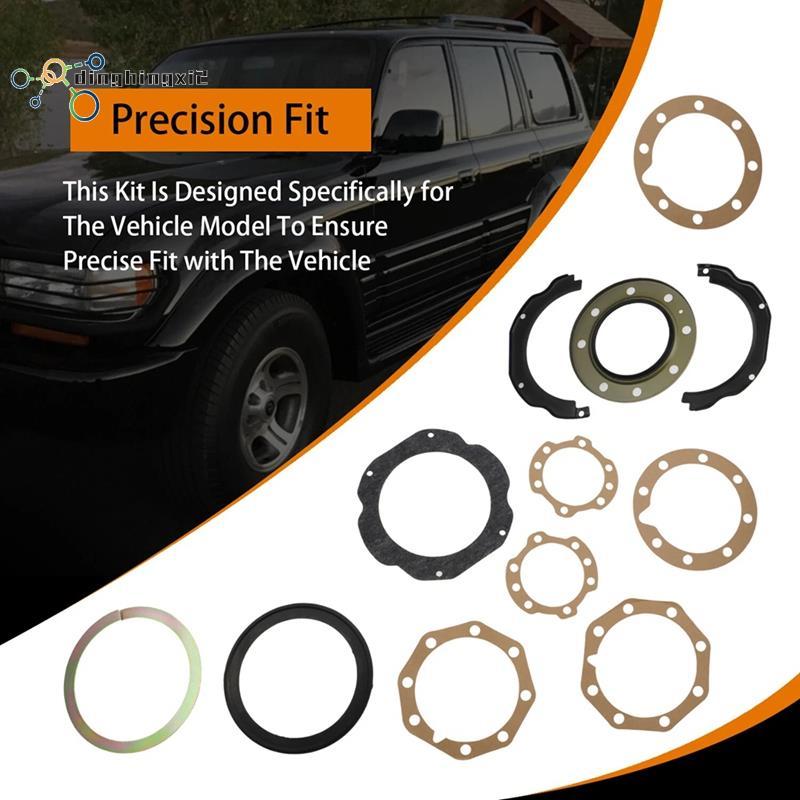 Bộ Gioăng Cho Trục Trước Đại Tu 04434-60051 Cho 1990-2006 FJ80 FZJ80 HDJ80 HZJ80 04434-60050