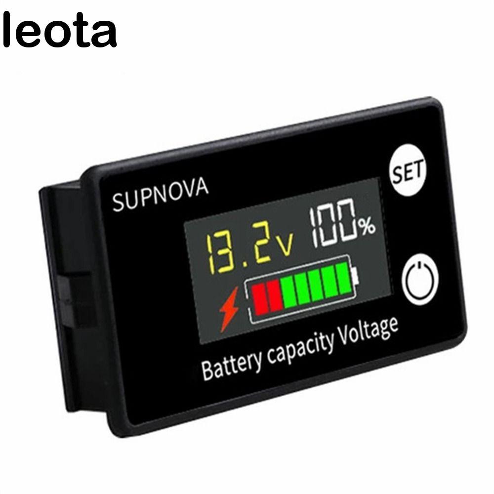Đồng hồ đo điện áp pin LEOTA DC 8V-100V cho máy kiểm tra pin axit chì Lithium