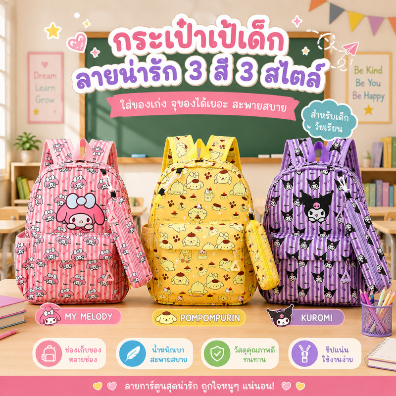 Ba lô trẻ em NK HOME