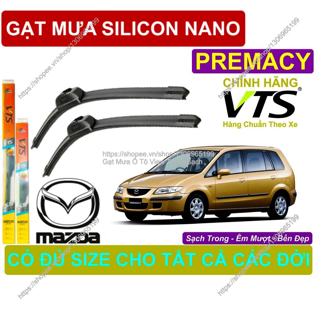K5, Gạt Mưa Silicon Kính Lái Mazda Premacy, Cặp Gạt M.ưa Kính Lái Mazda Premacy,  Mazda Premacy