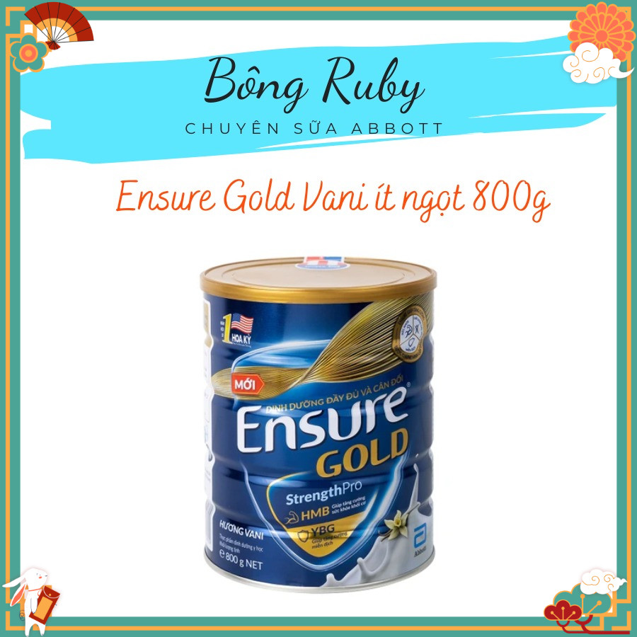 Sữa Bột Ensure Gold Hương Vani 800g