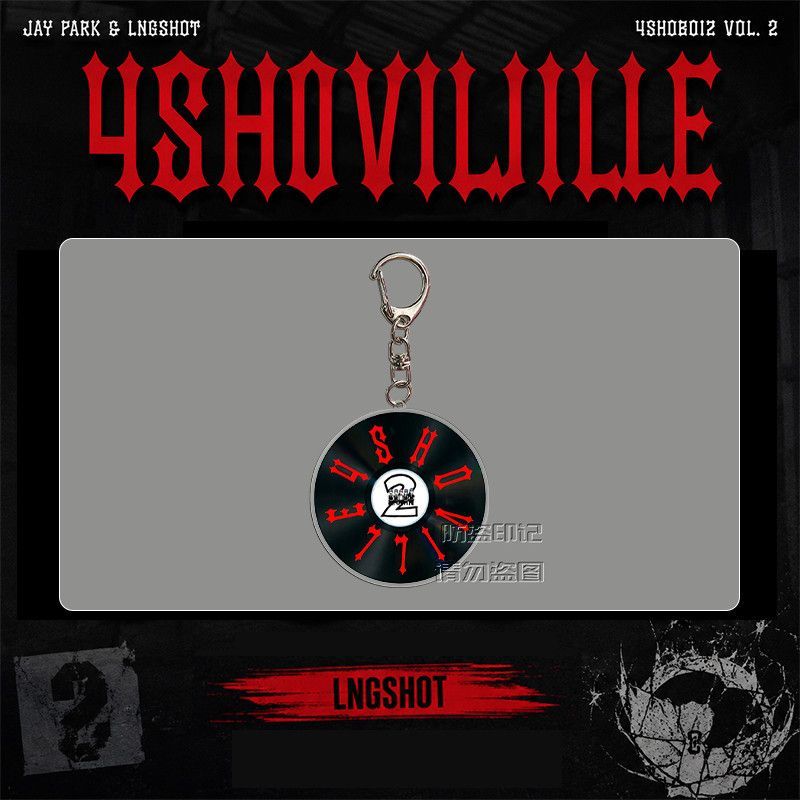 Jay Park & LNGSHOT album móc khóa acrylic mặt dây chuyền Park Jae Bum