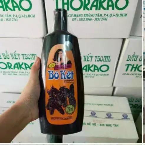 Dầu Gội Việt Nam 750mlDau Goi Bo Ket Thorakao Dầu Gội Thực Vật Saponin Tự Nhiên20260816 越南洗发水750mlDa