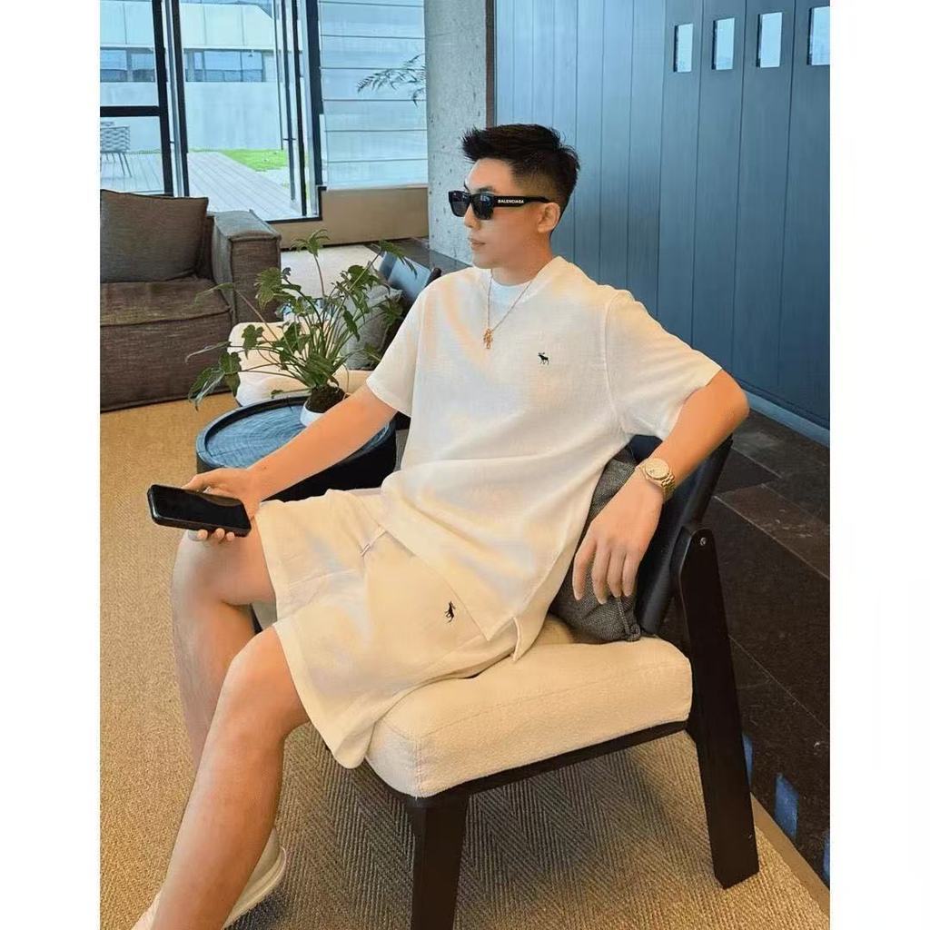 1165 #Imitation Bộ đồ vải lanh-Thương mại