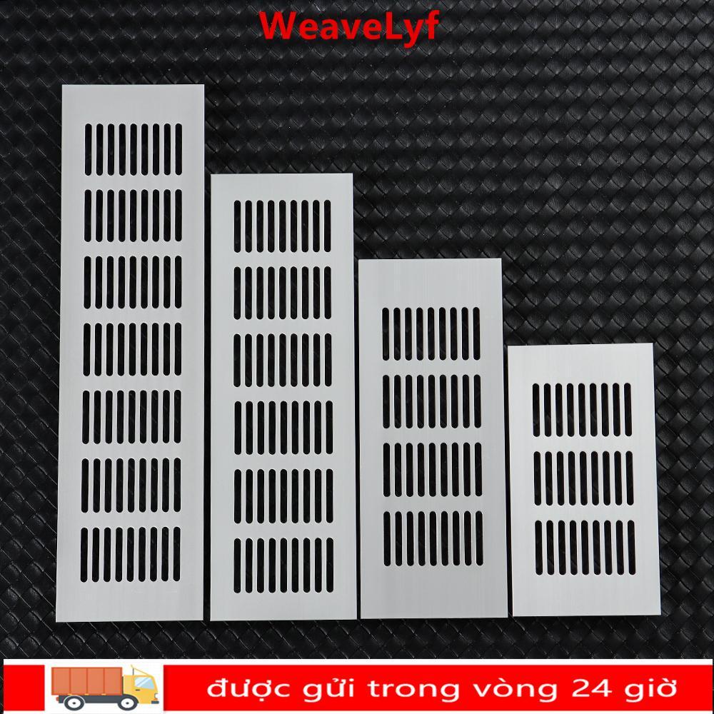 WEAVELYF Air Vent Decor Grommet Bền Tủ Quần Áo Giày Louver Hợp Kim Nhôm Lỗ Đồ Trang Trí