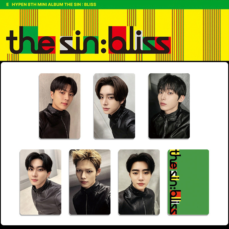 5-7 chiếc EN THE SIN BLISS Lomo Card EVAN Ride or Die Broadcast THE SIN VANISH NHẬT BẢN MAGAZINE Pho