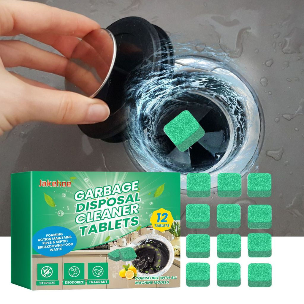 New Product#Jakehoe Garbage Disposer Cleaning Block Kitchen food waste treatment agent and pipe clea