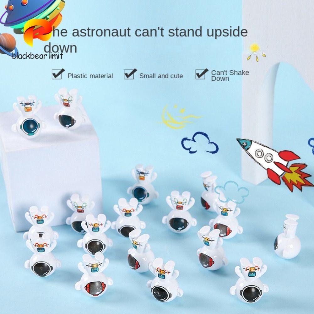 BLACKBEAR LIMIT 10 chiếc Đồ chơi Tumbler mini đảo ngược, Spaceman Swing Spaceman Phi hành gia Để bàn