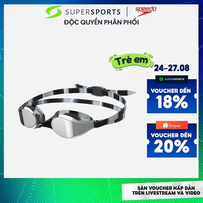Kính Bơi Trẻ Em Speedo Hyper Flyer Mirrored - Xám - 8-7750316040 ADS09 LS300