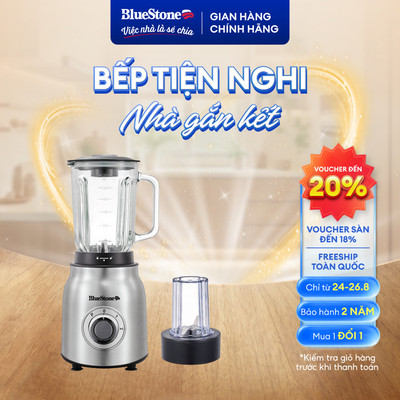 Máy Xay Sinh Tố BlueStone BLB-5341 | 1.5 Lít – 600W – Cối Thủy Tinh Chịu Lực – Xay Mạnh, Bền Bỉ – Bảo Hành 2 Năm