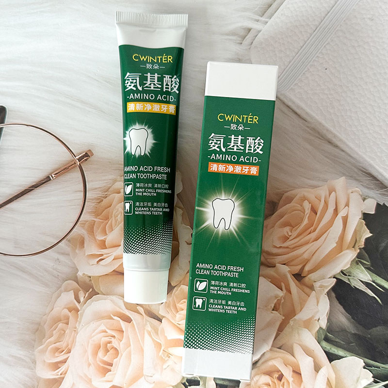 Zhiduo Amino Acid Fresh Clean Kem Đánh Răng Người Lớn Kem Đánh Răng Sạch Miệng Tươi Hơi Thở Kem Đánh