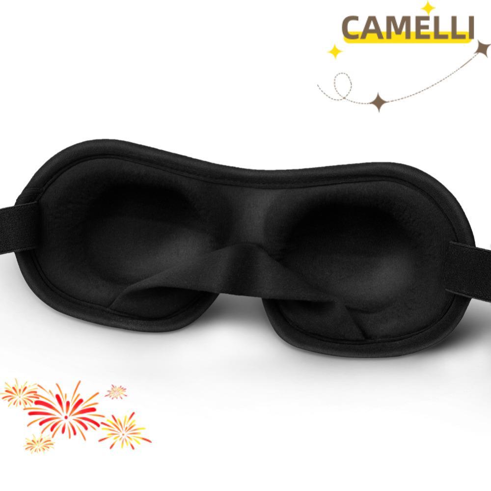 CAMELLIK3 Eye, Memory Foam Black Contouring Sleep, Soft 21 x 8.5cm Du lịch Sleep Airplane Sử dụng