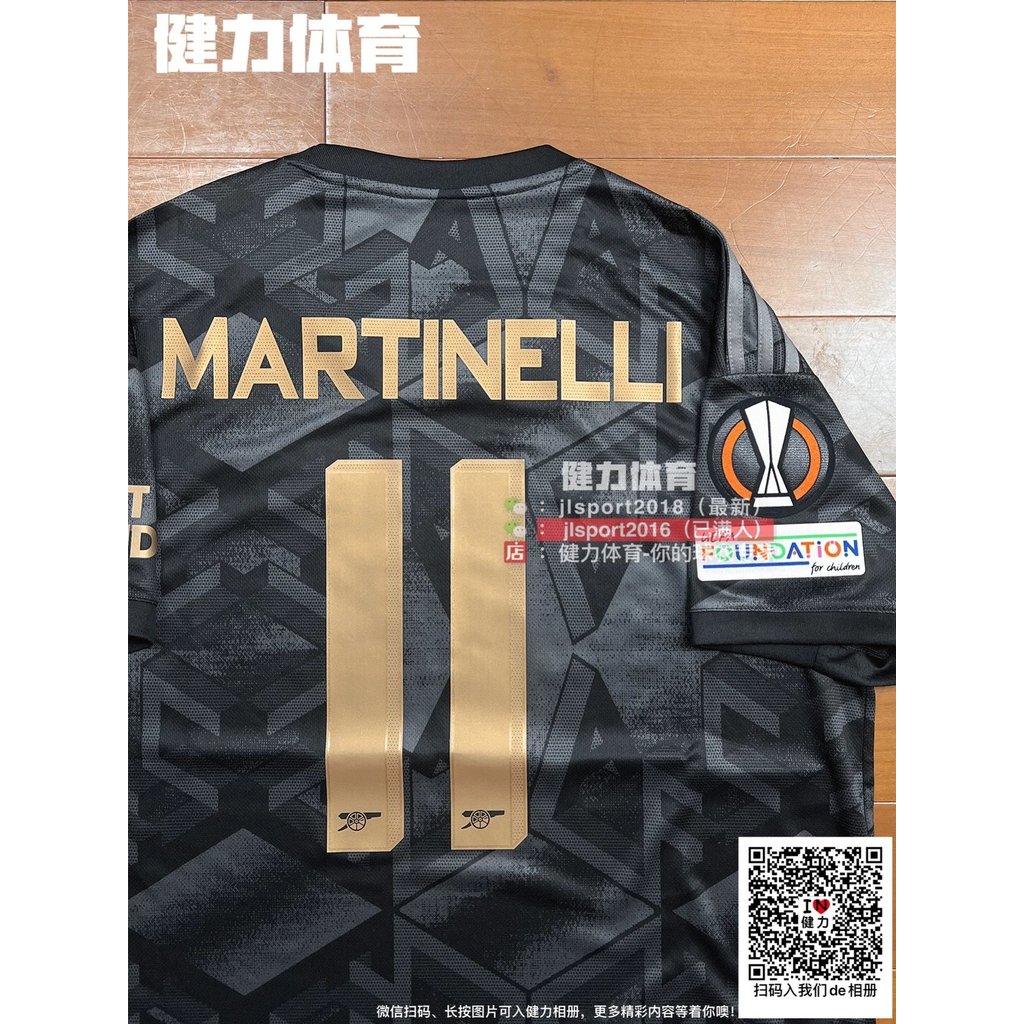 Áo đấu Arsenal mới 22-23 Arsenal Sân khách Jersey Vàng đen Arsenal Oba Jersey Ouba Jersey Ole Erd Nh