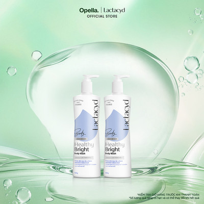 Bộ 2 Sữa tắm Lactacyd Healthy Bright làm đều màu da, mang lại làn da sáng khỏe, rạng rỡ và tự tin