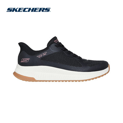 Giày Thể Thao Nữ Skechers Slip-ins BOBS Squad 4 Staple Look Thường Ngày-117624-BLK