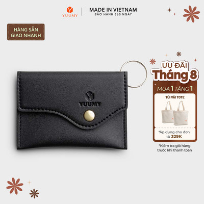 Ví Yuumy (Thời trang nữ đựng namecard đa năng - Móc khóa da Seasand YMK24)