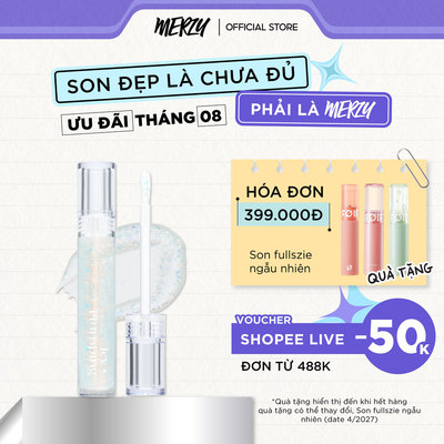 Son Bóng Cho Môi Căng Mọng Merzy Icy Plumping Lip Gloss 4.5g