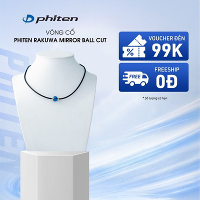 Vòng Cổ Phiten Rakuwa Necklace Metax Mirror Ball Cut Hỗ Trợ Cân Bằng Cơ Thể Chăm Sóc Sức Khỏe Phong Cách Thời Trang