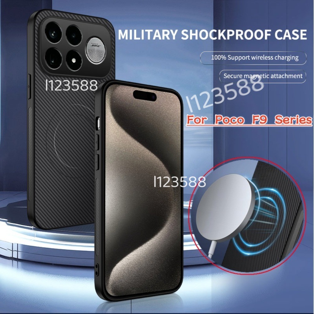 Dành Cho Poco F9Pro 5G 2026 Họa Tiết Sợi Carbon Chống Mồ Hôi Ốp lưng Poco F9 Pro Ultra F9Ultra 5G F9