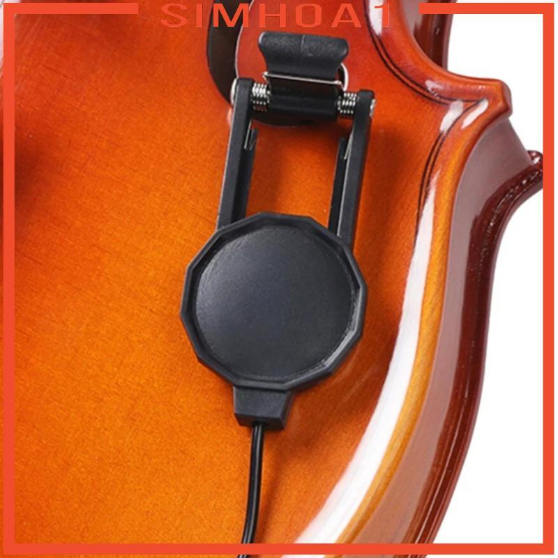 [Simhoa1] Buộc chặt Đàn Violin Pickup Di Động Violin Pickup Pickup Miếng đệm Đệm Đa Năng Fasten-on P