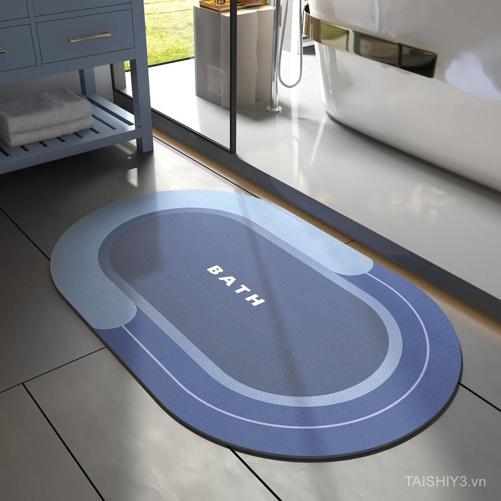 MontVoo Bath Mat - Non Slip, Quick Dry, Stain Resistant Bath Mat Rug for Bathroom Floor - Easy Care 