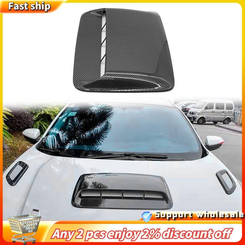 Còn hàng-Car Universal Hood Vent Air Outlet Cover cho Hood Scoop Air Intake Vent Cover