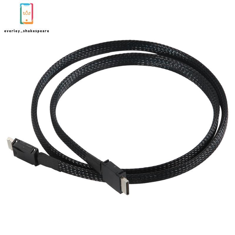 PCIE Oculink SFF 8611 4I đến SAS SFF-8611 4I Máy chủ Cáp siêu tốc Cáp nối dài dữ liệu Dây truyền dữ 